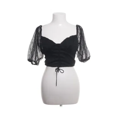 Crop top (Noir) de Bubbleroom Coton, Polyamide