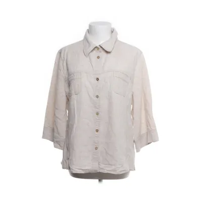 Blouse (Beige) from Vittoria Verani Linen, Tencel