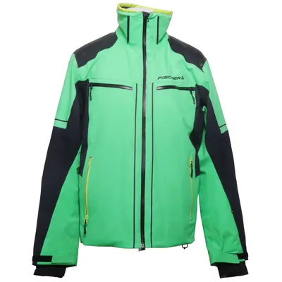 Manteau de ski (Vert, Noir, Jaune) de Fischer Polyester recyclé