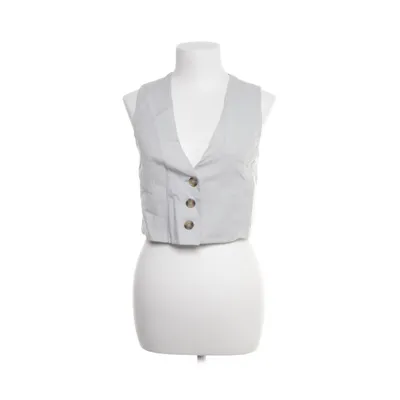 Jakkesætsvest (Blå) fra Zara Viscose, Bomuld, Linned