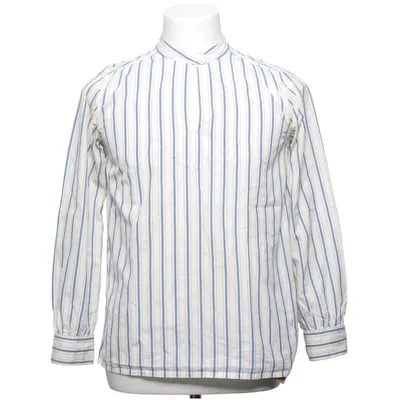 Skjorte (Hvid, Blå) fra A.P.C. Bomuld