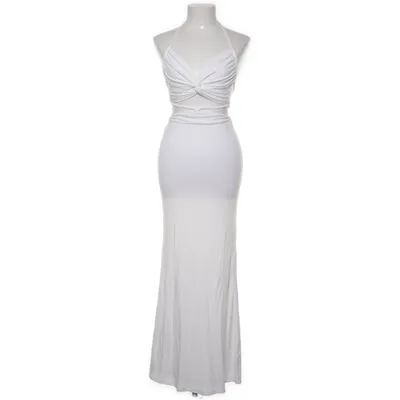 Maxikjole (Hvid) fra I.AM.GIA Bambus, Elastan, Polyester