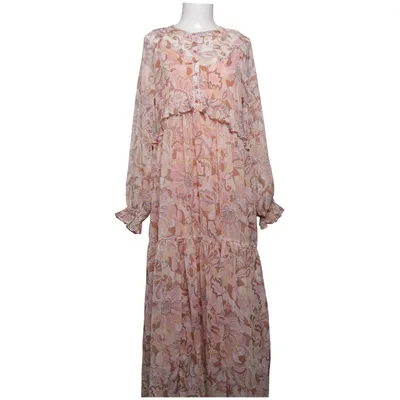 Långklänning (Rosa, Beige, Brun) från Ellos Polyester
