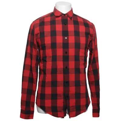 Flannel shirt (Red, Black) from Zara Man