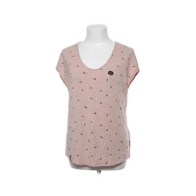 T-shirt (Rose, Noir) de Naketano Élasthane, Viscose