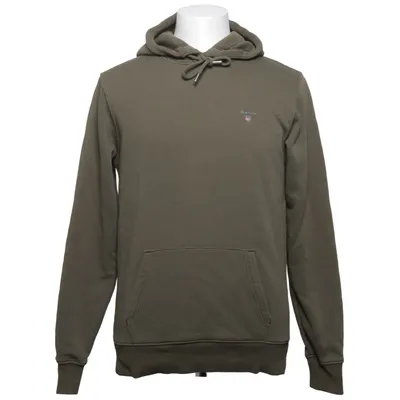 Sweat à capuche (Vert) de GANT Coton, Élasthane