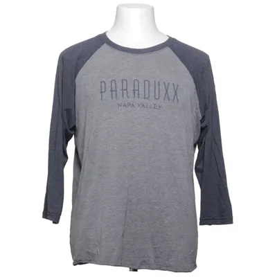 Maillot de baseball (Gris, Bleu) de Paradox Coton, Polyester, Viscose