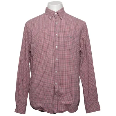 Buttondown-skjorta (Röd, Vit) från GANT Bomull