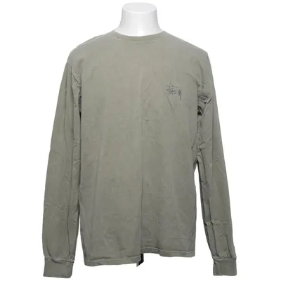 Lange mouwen shirt (Groen) van Stüssy Katoen