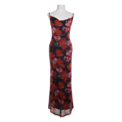 Maxikjole (Rød, Flerfarvet) fra NA-KD Polyester, Elastan