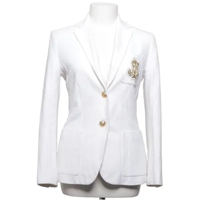 Blazer (White) from Lauren Ralph Lauren Cotton, Elastane, Polyester