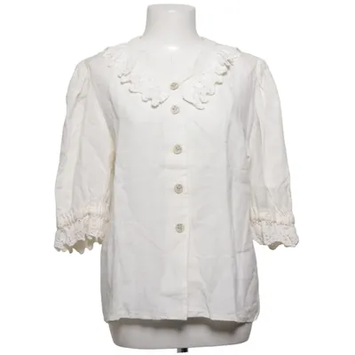 Dirndlbluse (Weiß) von Landhaus mode Baumwolle