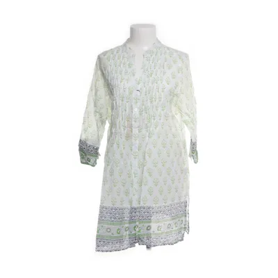 Blouse (White, Green, Blue) from Sumitra Cotton