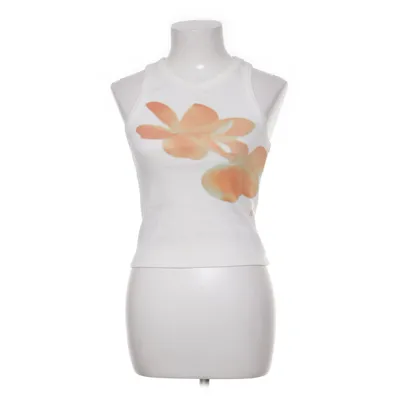 Tank­top (Weiß, Orange) von Princess Baumwolle, Elasthan