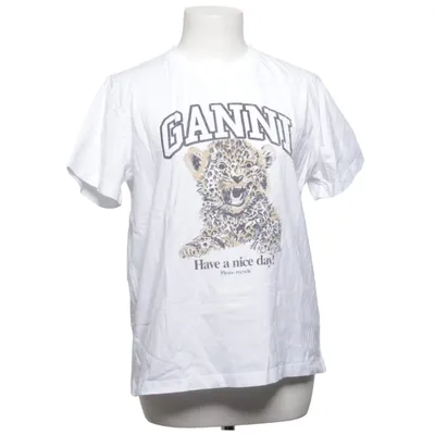 T-shirt (Wit) van Ganni Organisch katoen