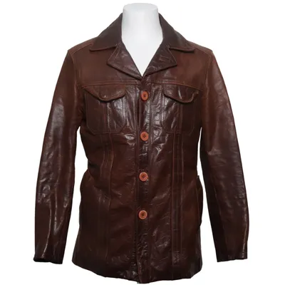 Leather jacket (Brown) from Aviatrix Polyester
