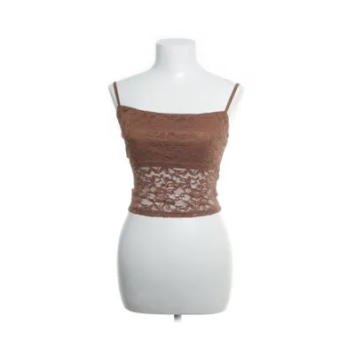 Crop top (Bruin) van Loavies Elastaan, Polyamide