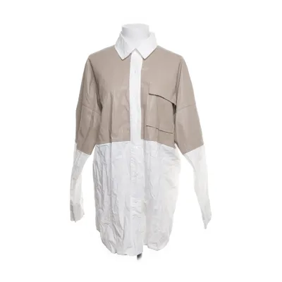 Skjorta (Brun, Vit) från Bianca Bomull, Polyester, Polyuretan