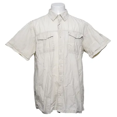 Chemise à manches courtes (Beige) de Bushman Coton, Polyester