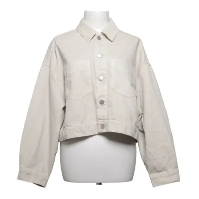 Jeansjacke (Beige) von Never Denim Baumwolle