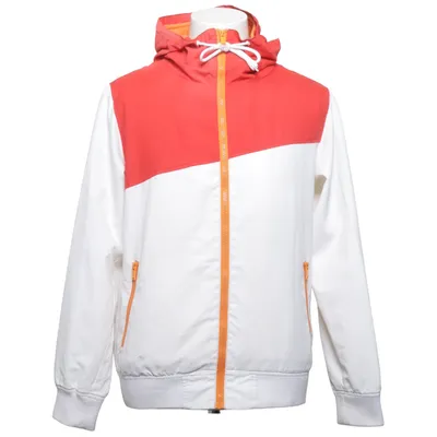 Jacket (White, Red) from Fishbone Polyester