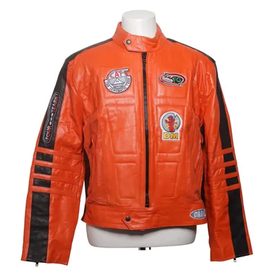 Motorcykeljakke (Orange, Sort)