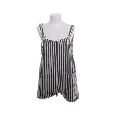 Tuinbroek (Wit, Blauw) van Pull & Bear Katoen