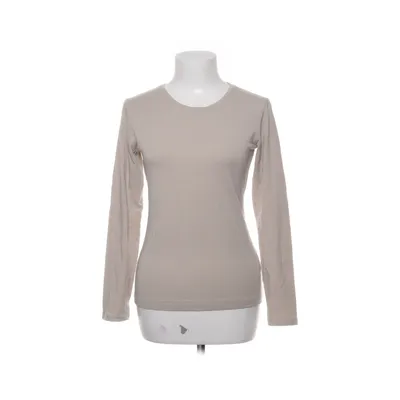 Långärmad t-shirt (Beige) från Uniqlo Akryl, Bomull, Elastan