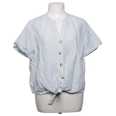 Blus (Blå, Vit) från Selected Femme Bomull, Linne