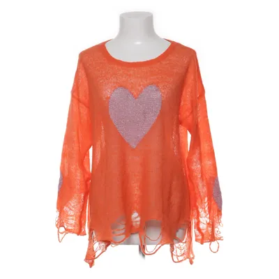 Strickpullover (Orange, Pink) von Wildfox Acryl, Metallfaser, Polyamid, Polyester, Viskose, Wolle