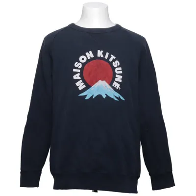 Sweatshirt (Blue) from Maison Kitsuné Cotton