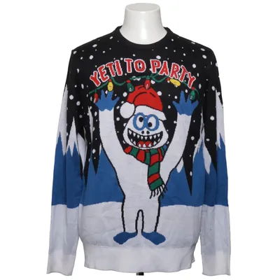 Christmas sweater (Blue, White, Black, Red, Green) from Lindbergh White Acrylic
