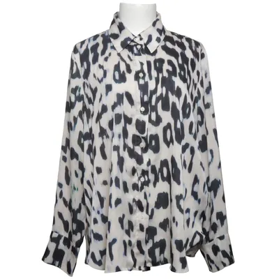 Blouse (Wit, Zwart, Blauw) van H&M Modern Classic Polyester
