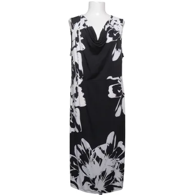 Kjole (Sort, Hvid) fra Pola Elastan, Polyester