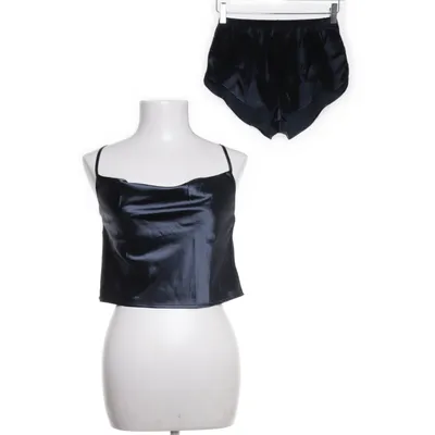 Pyjama (Blauw) van LSCN by Lascana Polyester, Elastaan