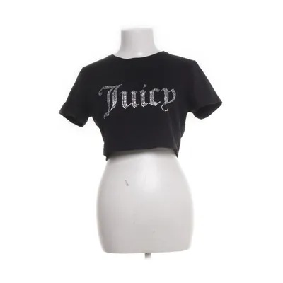 Crop top (Svart) från Juicy Couture Bomull, Elastan