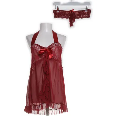 Ondergoed set (Rood) van Shein Nylon, Polyester