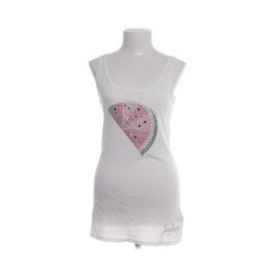 Tank Top (White, Multicolored) from Juicy Couture Cotton