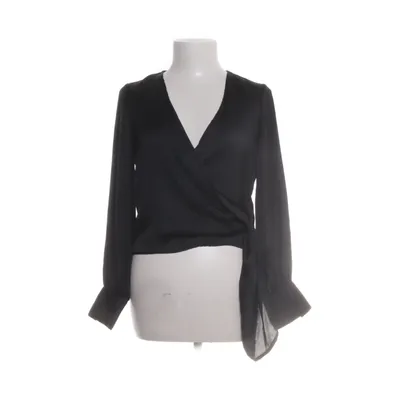 Wikkelblouse (Zwart) van Zara