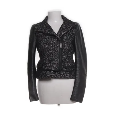 Bikerjacka (Svart, Grå, Beige) från Zara Woman Polyester, Viskos