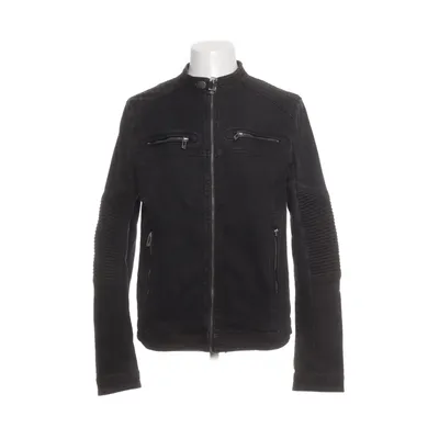 Jeansjacka (Svart) från Review Bomull, Elastan