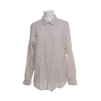Shirt (Beige) van H&M Premium Quality Katoen, Linnen