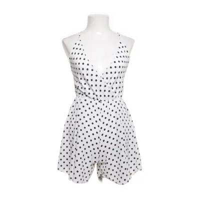 Byxdress (Vit, Svart) Elastan, Polyester, Viskos