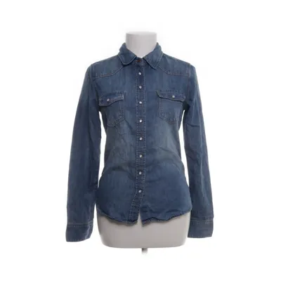 Denim blouse (Blauw) van &Denim by H&M Katoen, Polyester, Viscose