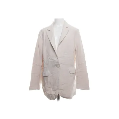 Blazer (Beige) van H&M Viscose, Katoen