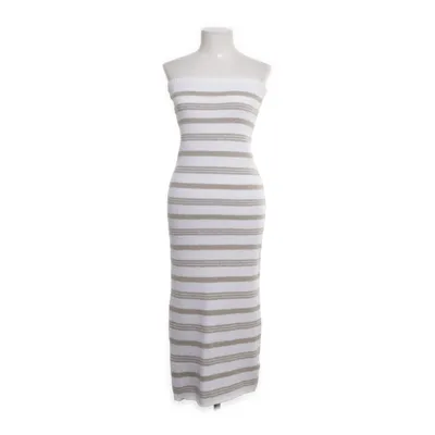 Dress (Beige, White) from Josefine HJ x NA-KD Cotton, Polyester