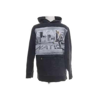 Hoodie (Gray, Multicolored) from Skate Nation Cotton, Polyester