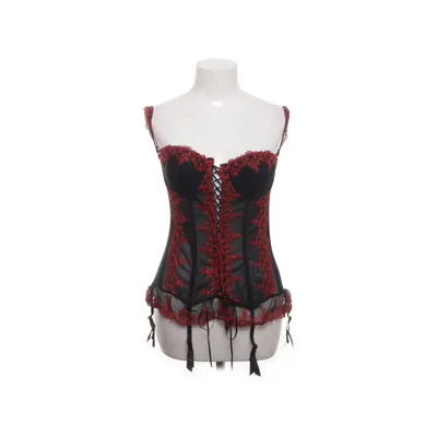 Korsett (Svart, Röd) från Leg Avenue Elastan, Nylon