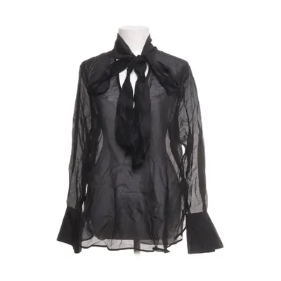 Knytblus (Svart) från H&M Modern Classic Lyocell, Polyester