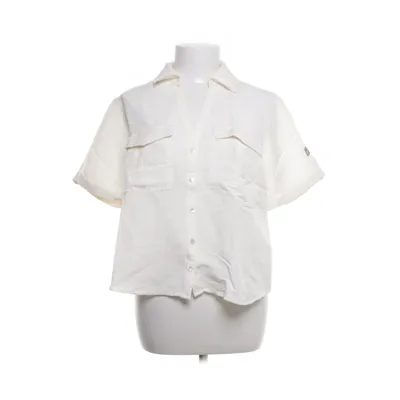 Kortærmet skjorte (Hvid) fra Rabalder Linned, Viscose